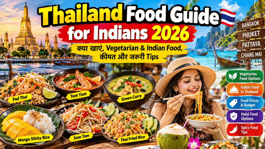 Thailand Food Guide for Indians 2026: क्या खाएं, Vegetarian & Indian Food, कीमत और जरूरी Tips