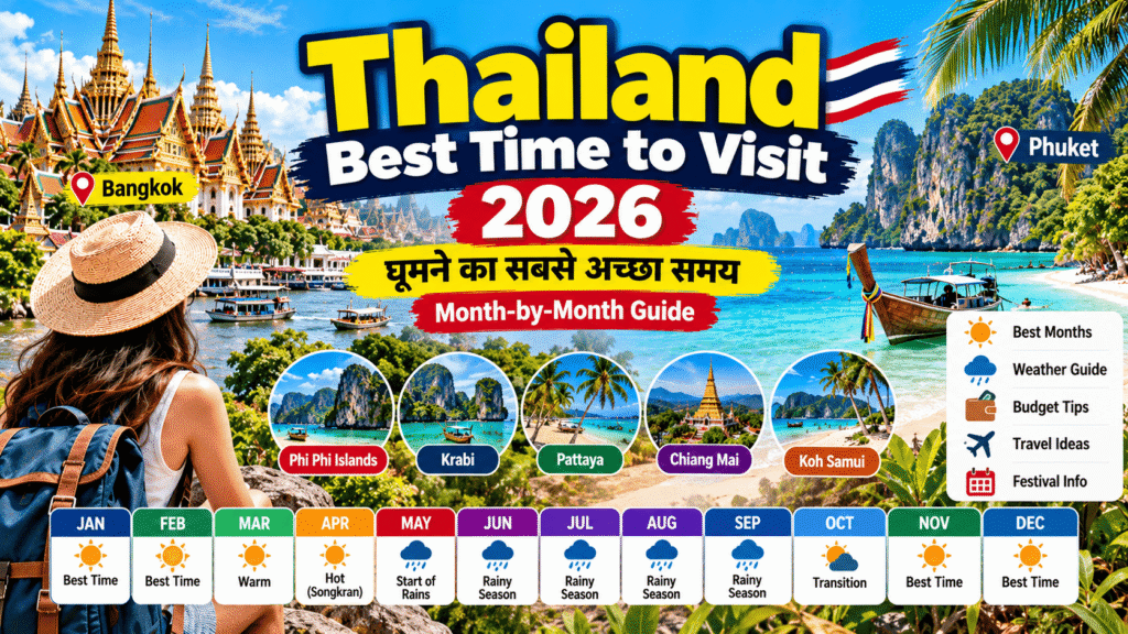 Thailand Best Time to Visit 2026: Month-by-Month Guide